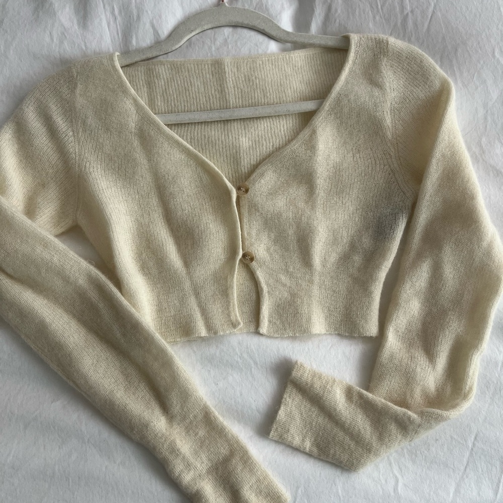 Jacquemus Alzou mohair-blend cardigan
